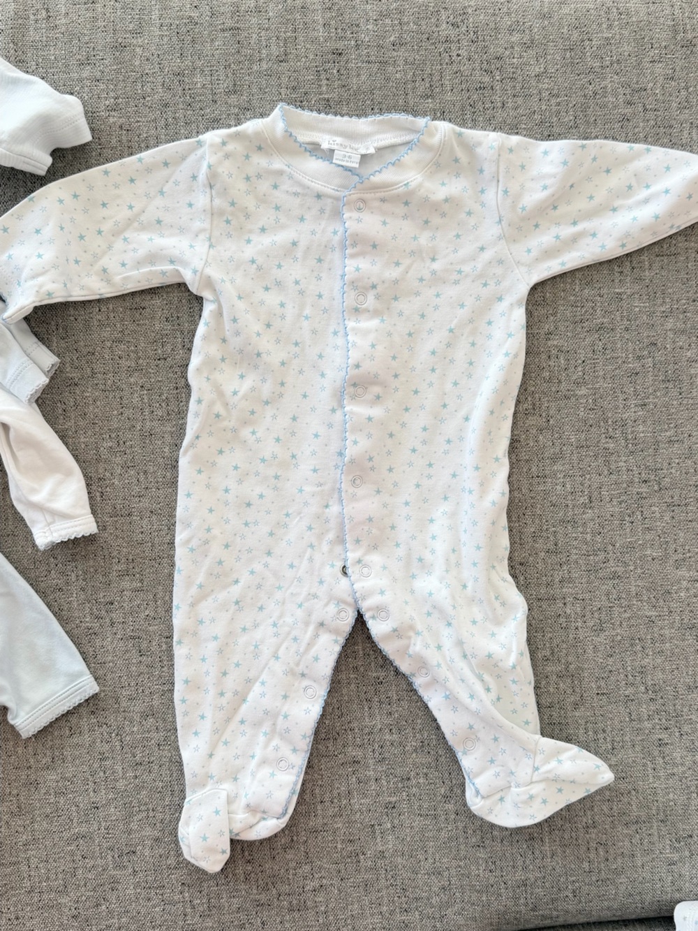 kissy kissy baby 3-6 months bundle of 9 multicolor pajamas - Picture 8 of 12